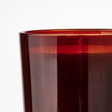 STÖRTSKÖN شمعة معطرة في كأس, توت/أحمر, 50 س