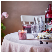 STÖRTSKÖN شمعة معطرة في كأس, توت/أحمر, 20 س