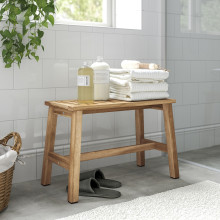 STOREDAMM مقعد طويل, سنط, 63x31 سم