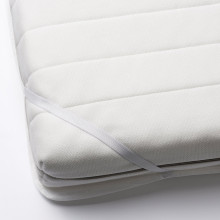 LENAST واقي فرشة مضاد للماء, أبيض, 70x160 سم