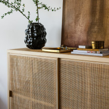 STOCKHOLM 2025 مزهرية, أسود, 27 سم