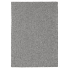 STOENSE سجادة، وبر قصير, رمادي معتدل, 170x240 سم