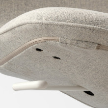 LÅNGFJÄLL كرسي اجتماعات, Gunnared بيج/أبيض