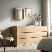 DVÄRGSYREN مرآة, قشرة سنديان, 40x50 سم