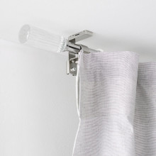 SOLDVÄRGMAL طقم عمود برداي, لون-فضي, 120-210 سم 19 مم