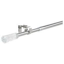 SOLDVÄRGMAL طقم عمود برداي, لون-فضي, 120-210 سم 19 مم