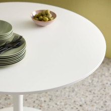 DOCKSTA طاولة, أبيض/أبيض, 103 سم