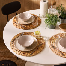 DOCKSTA طاولة, أبيض/أبيض, 103 سم