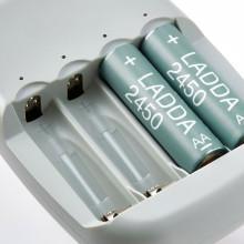 LADDA بطّارية قابلة للشحن, HR06 AA 1.2V, 2450mAh