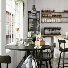 CHOKLADHAJ منظم محمول, خشب, 12x11 سم