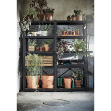 BROR وحدة رفوف, أسود, 85x40x190 سم