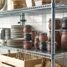 KORKEN برطمان بغطاء, بني-أحمر, 0.5 ل