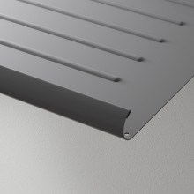 KOMPLEMENT رف أحذية, رمادي غامق, 50x35 سم