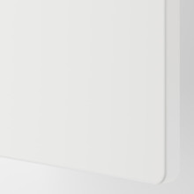 SMÅSTAD تخت عالي, أبيض أخضر فاتح/مع مكتب مع 3 أدراج, 90x200 سم