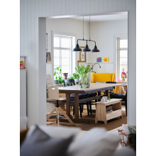 PERJOHAN مقعد طويل مع تخزين, صنوبر, 100 سم