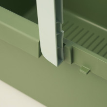 PEPPRIG سطل تنظيف مع وعاء, أخضر