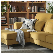 SLATORP كنبة 4 مقاعد مع أريكة طويلة