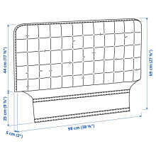 SLÄKT لوح رأس بغطاء, Vissle بيج