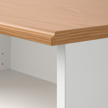 SKRUVBY طاولة تلفزيون, أبيض, 156x38x60 سم