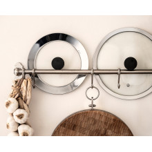 KLOCKREN غطاء مقلاة, زجاج, 25 سم