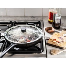 KLOCKREN غطاء مقلاة, زجاج, 25 سم