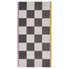 KLASSRUM سجادة، غزل مسطح, أبيض/أسود, 60x120 سم