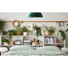 BILLY مكتبة, أبيض, 80x28x106 سم