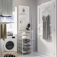 JONAXEL تشكيلة تخزين, أبيض, 50x51x104 سم