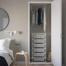 JONAXEL تشكيلة تخزين, أبيض, 50x51x104 سم