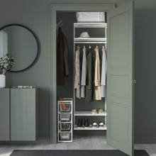 JONAXEL تشكيلة تخزين, أبيض, 25x51x70 سم