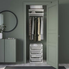 JONAXEL تشكيلة تخزين, أبيض, 50x51x70 سم