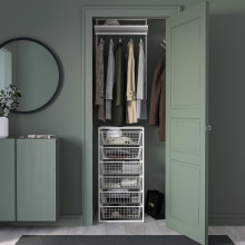 JONAXEL تشكيلة تخزين, أبيض, 50x51x104 سم