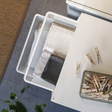 JONAXEL رف علوي لإطار, أبيض, 50x51 سم