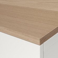 BESTÅ لوح تكسي علوي., قشرة سنديان, 120x42 سم