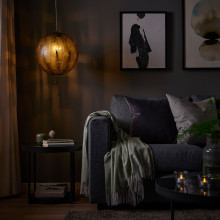 IKEA PS 2014 مصباح معلّق, أسود, 35 سم