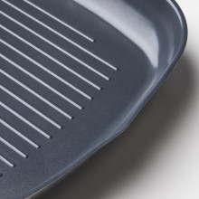 IKEA 365+ مقلاة شواء, ستينلس ستيل/مانع للالتصاق, 28x28 سم