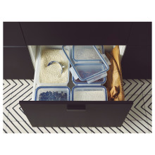 IKEA 365+ حافظة طعام بغطاء, مستطيل/بلاستيك, 10.6 ل