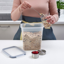 IKEA 365+ حافظة طعام بغطاء, مستطيل/بلاستيك, 4.2 ل