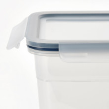 IKEA 365+ حافظة طعام بغطاء, مستطيل/بلاستيك, 10.6 ل