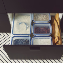IKEA 365+ حافظة طعام بغطاء, مستطيل/بلاستيك, 4.2 ل