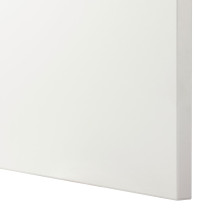 BESTÅ وحدة أرفف مع أبواب, أبيض/Lappviken أبيض, 120x42x38 سم