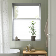 HORNVALLMO برداي, أبيض/تنازلي تصاعدي, 100x130 سم