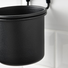 HULTARP حاوية, أسود, 14x16 سم