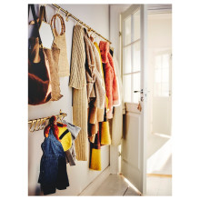 HULTARP ماسورة تعليق, مصقول/لون نحاسي, 80 سم