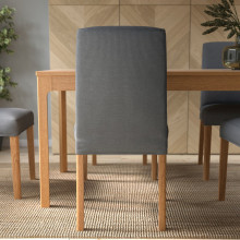 BERGMUND كرسي, شكل السنديان/Nykvarn رمادي