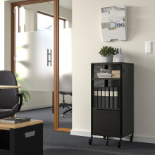 BEKANT وحدة تخزين على عجلات