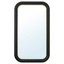 ALMARÖD مرآة, أسود, 70x120 سم