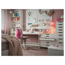 ALEX مكتب, أبيض, 132x58 سم