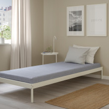 ÅGOTNES فرشة أسفنجية, متين./أزرق فاتح, 90x200 سم