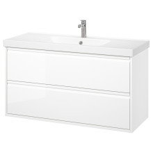 ÄNGSJÖN / ORRSJÖN خزانة حوض بأدراج/حوض/خلاط